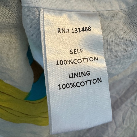 Fate Multicolor Abstract Cotton Blouse Size Medium - Picture 6 of 6